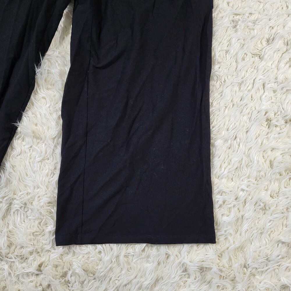 Eileen Fisher Wide Leg Black Pants - Size 10 - Picture 4 of 16